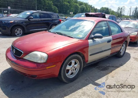 2001 Mercury Sable Gs from USA, damaged, VIN 1MEFM50U31A628773